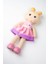 Peluş Prenses Bebek Oyuncak Pembe Etekli Oyun ve Uyku Arkadaşı 45 cm 1 Adet 2