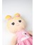 Peluş Prenses Bebek Oyuncak Pembe Etekli Oyun ve Uyku Arkadaşı 45 cm 1 Adet 4