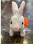 Pilli Sesli Zıp Zıp Yürüyen Havuçlu Tavşan Peluş Oyuncak 15 cm 1 Adet 3