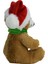 Atkılı ve Yılbaşı Şapkalı Peluş Ayı 23 cm 78154 1 Adet 3