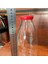 Luxury 2 Adet Çok Amaçlı Cam Şişe Süt Su Şişesi Plastik Kapaklı 2X1000CC(1 Litre) 1 Adet 2