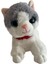 Sesli Yatan Miyavlayan 25 cm Peluş Kedi Oyuncak 1 Adet 4