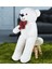 Peluş Papyonlu Yumuşak Sevimli Arkadaş - 90 cm Ayı 1 Adet 4