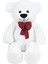 Peluş Papyonlu Yumuşak Sevimli Arkadaş - 90 cm Ayı 1 Adet 5