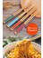 Luxury Pratik 2'li Desenli Yıkanabilir Kore Çin Bambu Chopsticks Yemek Çubuğu |desenli Bambu Chopstick 1 Adet 1
