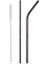 Luxury 5 Parça Metal Pipet - Paslanmaz Çevre Dostu Metal Pipet Fırça Seti 1 Adet 3