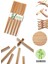 Luxury 10 Çift - 20 Adet Yıkanabilir Org_zoomanik Bambu Çin Yemek Çubuğu Chopsticks 1 Adet 1
