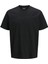 Jack Jones Jcorecharge Mold Tee Ss Crew Neck Ln Erkek Siyah Tshirt 12273070-02 1