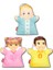 3 Parça Kardeşler El Kukla Set , Eğitici Oyuncak 2