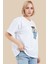 Ayıcık Işlemeli Oversize T-Shirt Bol Salaş Tişört 5