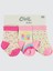 Kız Bebek 3'lü Çorap Set 6-18 Ay Pembe 2