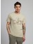 Yuvarlak Yaka Bej Erkek T-Shirt 252 Lcm 242038 Mark Bej 2