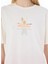 D5SL-TST3508 Beyaz Bisiklet Yaka Relaxed Baskılı Kadın T-Shirt 4