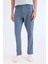 Slim Fit Dar Kesim Dar Paça Chino Kanvas Pantolon C2401AX25SP 1