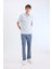 Slim Fit Dar Kesim Dar Paça Chino Kanvas Pantolon C2401AX25SP 2