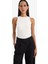 Slim Fit Dar Kesim Halter Yaka Basic Düz Çıtçıtlı Body F0357AX25SM 3
