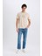 %100 Pamuk Regular Fit Bisiklet Yaka Baskılı Kısa Kollu Tişört E0579AX25SM 2