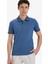 Slim Fit Dar Kesim Polo Yaka Kısa Kollu Dokulu Basic Düz Tişört T5259AZ25SM 1