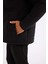 Slim Fit Dar Kesim Dik Yaka Astarlı Cepli Fermuarlı Mont Y4506AZ24AU 5