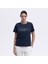EF445-NV Bisiklet Yaka Kadın T-Shirt - Lacivert 1