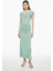 Mint Denias Slim Fit Yüksek Bel Midi Boy Etek 1