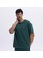 EM376-GRN Oversize Tee Erkek T-Shirt - Koyu Yeşil 3