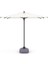 Mini Pro Push-Up Sistemli Şemsiye 210 x 210 Bahçe Balkon Plaj Şemsiyesi Beyaz 1