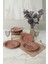 Kahverengi Bella Yemek Tabağı 21 cm 6 Adet 605 2
