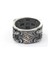 925 Ayar Gümüş Siyah Rodajlı Antik Desenli Yüzük 3
