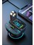 Jops F9 Araç Fm Transmitter 5.3 Bluetooth Araç Kiti USB Type-C 18W Hızlı Şarj Çıkışlı Çakmaklık Girişli 2