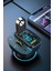 Jops F9 Araç Fm Transmitter 5.3 Bluetooth Araç Kiti USB ve Type-C 18W Hızlı Şarj Çıkışlı Çakmaklık Girişli Siyah 2