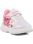 Beyaz-Pembe Fileli Cırtlı Çocuk Spor Ayakkabı 2340 P 1