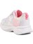 Beyaz-Pembe Fileli Cırtlı Çocuk Spor Ayakkabı 2340 P 4