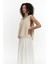 Knitle Rahat Kalıp Triko Bej Crop 6