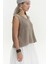 Knitle Rahat Kalıp Triko Vizon Crop 1