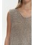 Knitle Rahat Kalıp Triko Vizon Crop 7