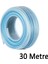 Örgülü Şeffaf Bahçe Hortumu 30 Metre Dayanıklı 3 Katlı Sağlam Çeşme Su Sulama Yıkama Hortum 12.5 mm 1/2" 3