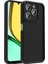 Realme C61 Kılıf Kamera Korumalı Ananas Kapak - Siyah 1