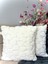 2'li Set Bohem Özel Tasarım Punch Panç Desen Ekru Dekoratif Kırlent Kılıfı Kalp 45X45 cm 1