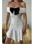 Kadın Mini Boy Likralı Fiyonk Elbise NBDF038 2