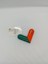 Kalp Şeklinde Çift Başlı Ikisi Bir Arada 5ml+5ml Parfüm Şişesi (Kalpli Turuncu&yeşil) 1