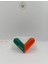 Kalp Şeklinde Çift Başlı Ikisi Bir Arada 5ml+5ml Parfüm Şişesi (Kalpli Turuncu&yeşil) 2