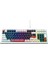 Metrashop Kb-98 Sılent Mavi/beyaz/kırmızı Sessiz Rainbow Q Membrane Oyuncu Klavyesi 2