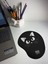 Metrashop Shop - Siyah Beyaz Kedi Baskılı Bilek Destekli Mouse Pad 2