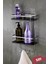 Metrashop Haus Yapışkanlı Ömür Boyu Paslanmaz Kristal Ayarlanabilir Raf Banyo Düzenleyici Şampuanlık Lş-02 Kskk 1
