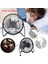 Metrashop Masa Üstü USB Fan Soğutucu Vantilatör Klima USB Girişli Metal Serinletici Fan Mini Vantilatör Fan Klima 3