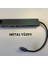 Metrashop Macbook Pro Air Için USB Type-C Hub Dönüştürücü 8 In 1 Çoklayıcı - Hdmı, 2 Adet USB 3.0, 2 Adet USB C, Sd/microsd, Ethernet - Çevirici 8li Port USB C Adaptör Bağlantı Noktası Ara Kablo 2
