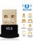Metrashop AL-BL05 Bluetooth V5.0 USB Doungle Bluetooth Kablosuz Adaptör (Pc Içindir) Tak Çalıştır. Win 7/8/10/11 Uyumlu 2