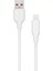 Metrashop USB To Lightning Uyumlu iPhone Modelleri Için Hızlı Şarj ve Data Kablosu 100 cm (Beyaz) 1
