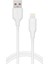Metrashop USB To Lightning Uyumlu iPhone Modelleri Için Hızlı Şarj ve Data Kablosu 100 cm (Beyaz) 2
